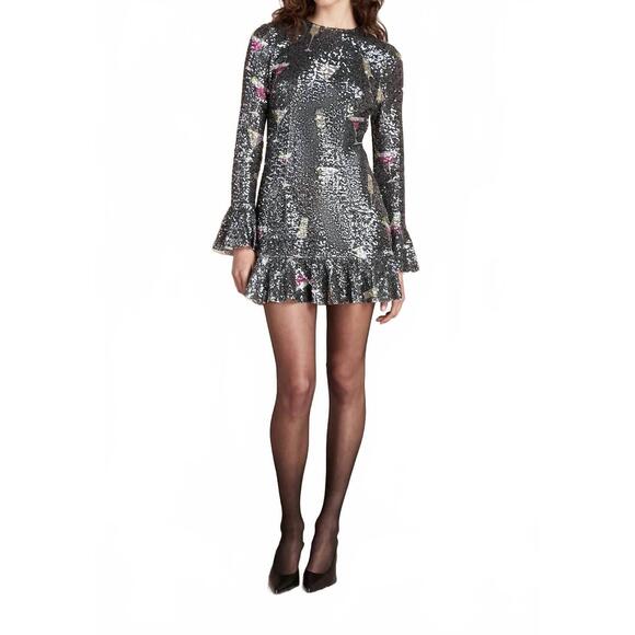 NEW SAYLOR brioni mini dress in black - Picture 2 of 4